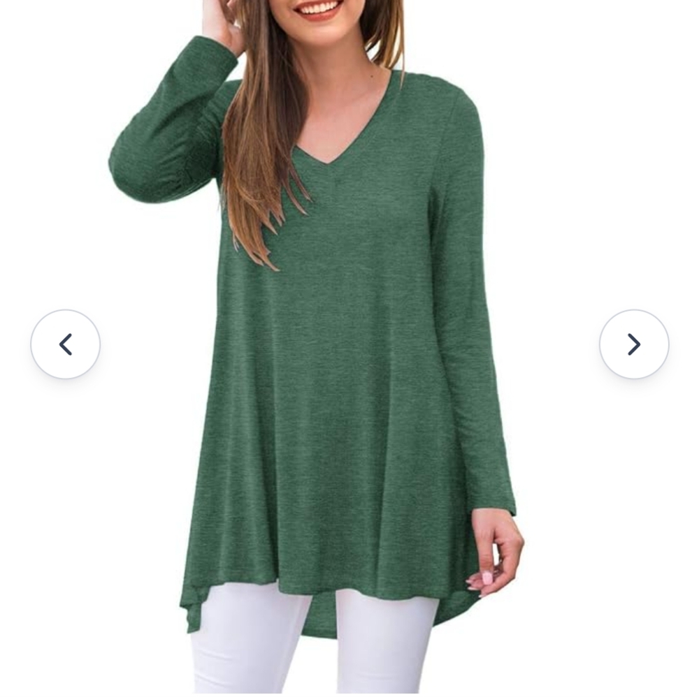 Forest green long sleeve dress
